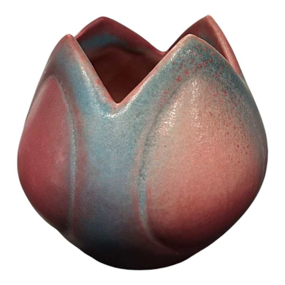 VAN BRIGGLE Art‎ Pottery Tulip Vase Planter - Picture 4 of 9
